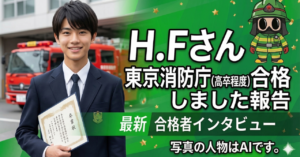 「夢を叶えた！高校3年生の東京消防庁(高卒程度)合格物語」